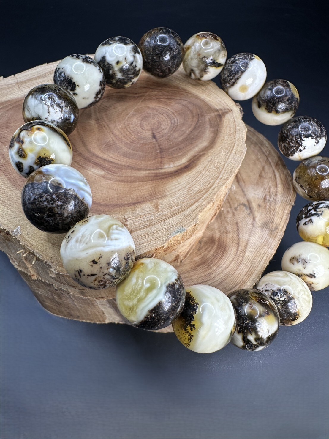 天然蜜蠟藥珀手鍊 [A]