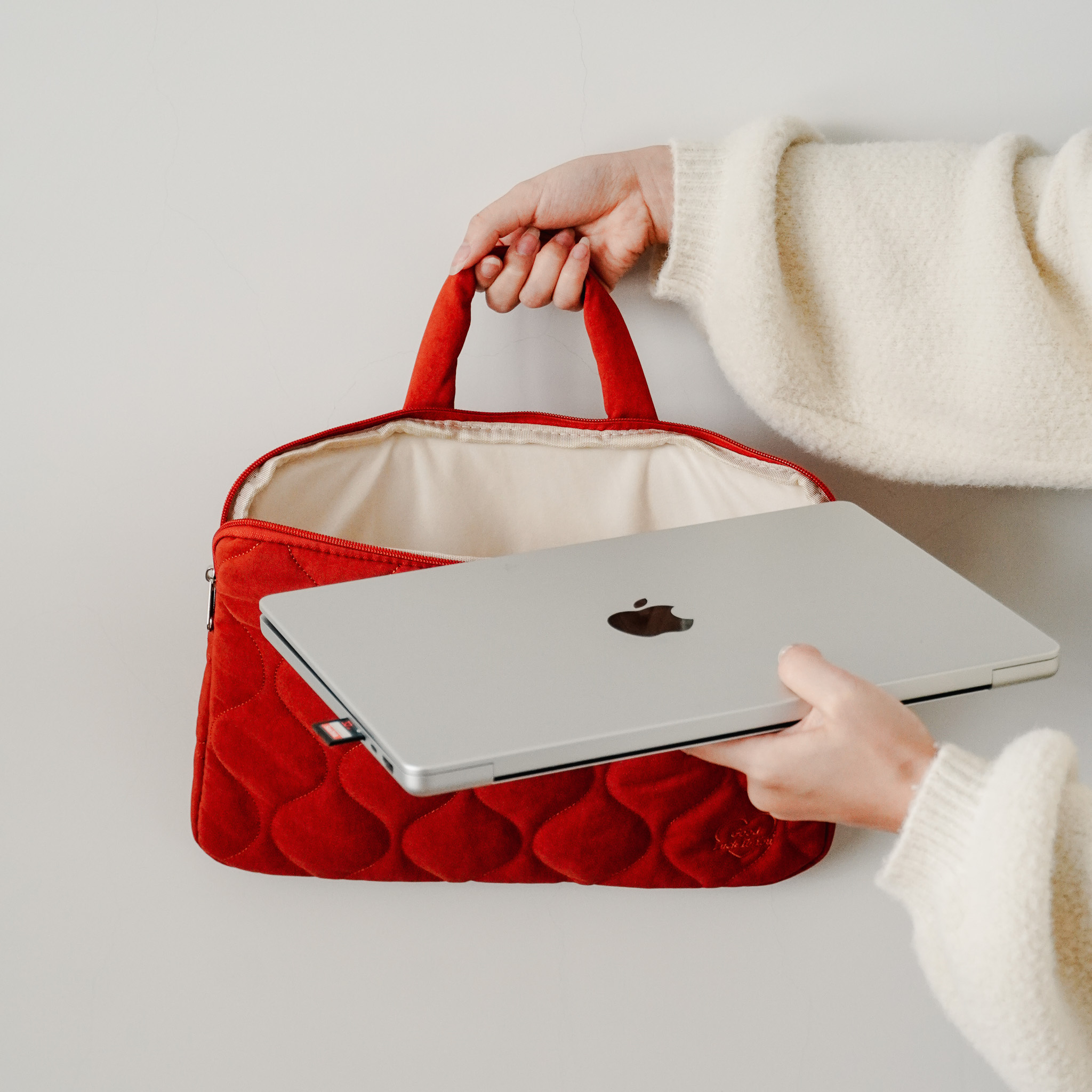 衍縫手提筆電內瞻包 三色售