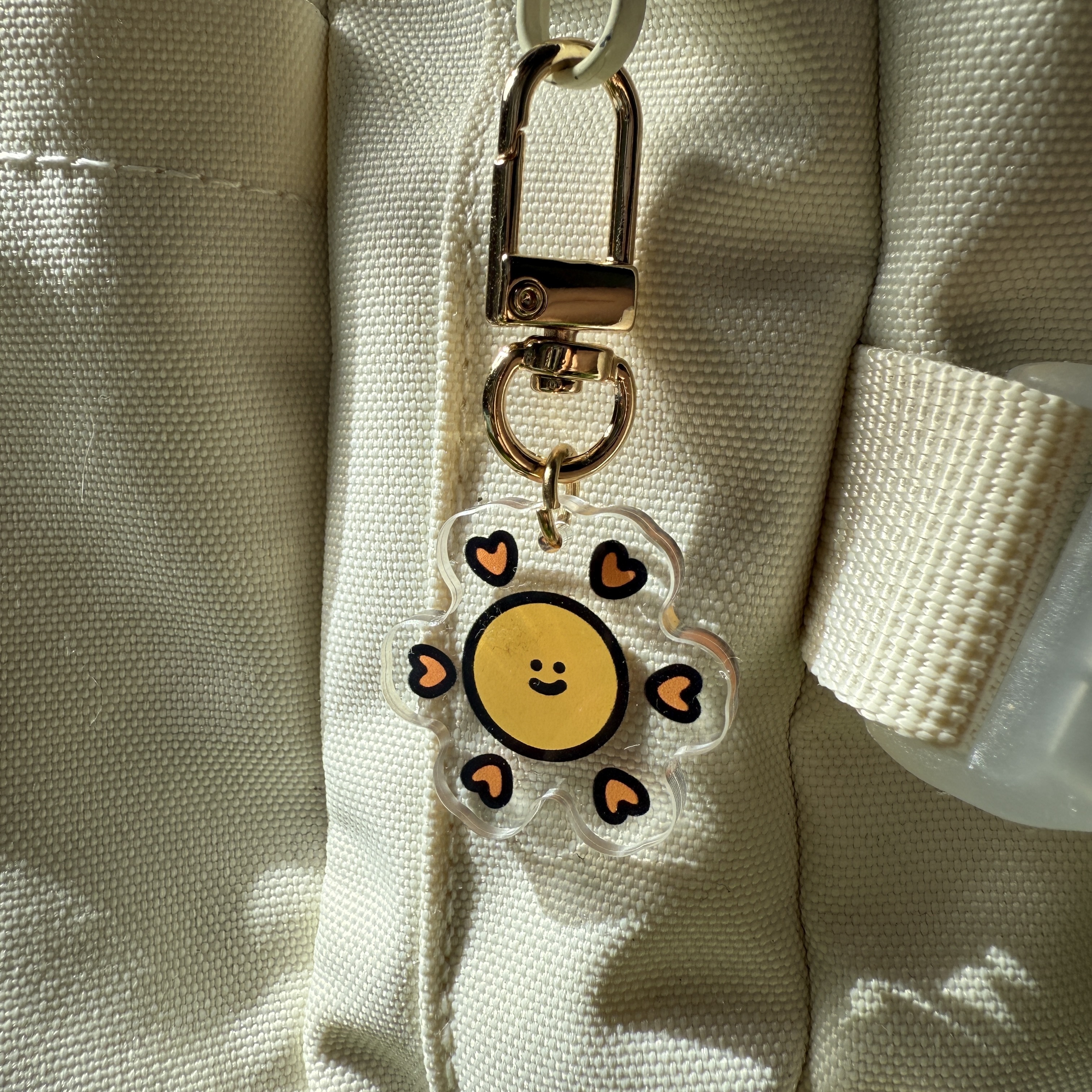 double layered acrylic keychain