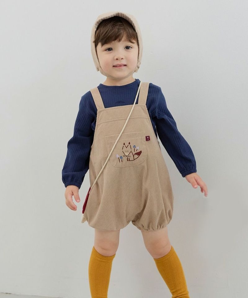 Moimoln☘︎25秋 狐狸吊帶燈芯絨兩件式套裝