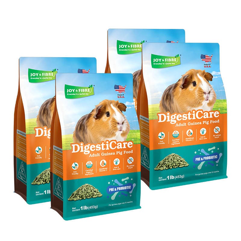 Joy & Fibre® 護腸成年天竺鼠糧 - 1lb x4包