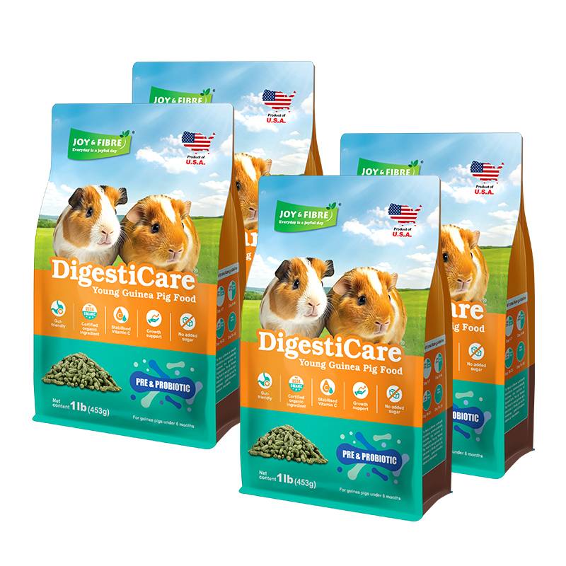 Joy & Fibre® 護腸幼年天竺鼠糧 - 1lb x4包