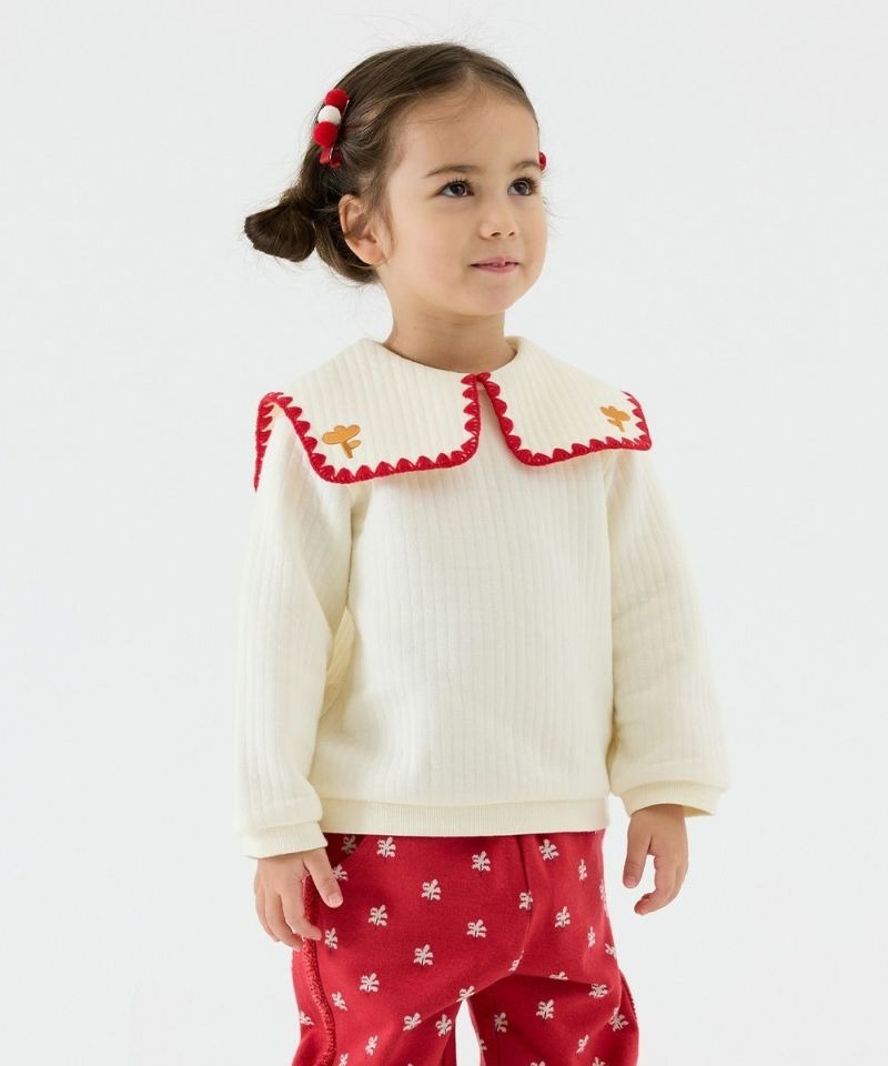 Moimoln☘︎25秋 甜美大翻領絎縫上衣