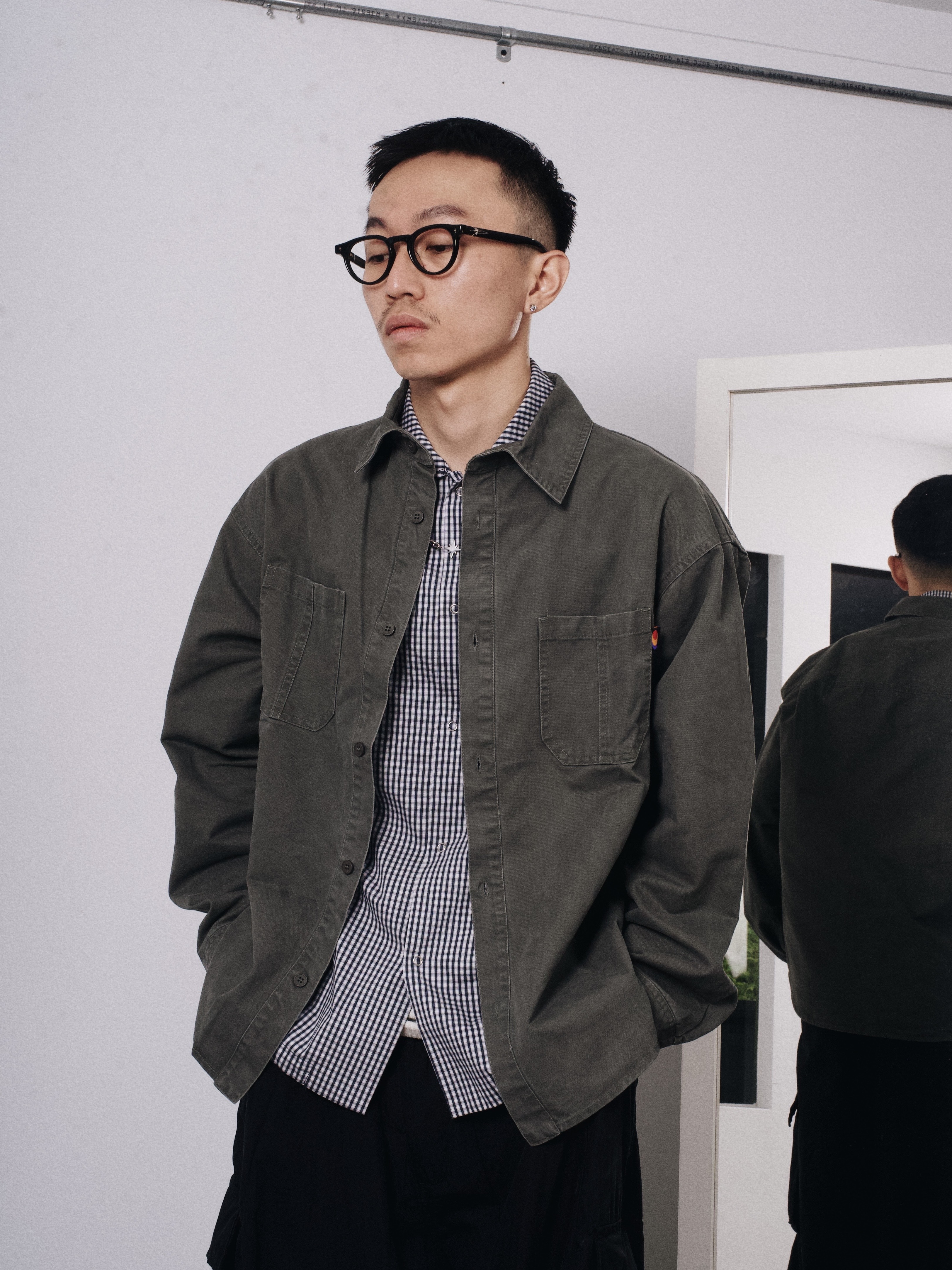 OurPick Double Pocket Utility Shirt 雙口袋水洗工裝襯衫 2色