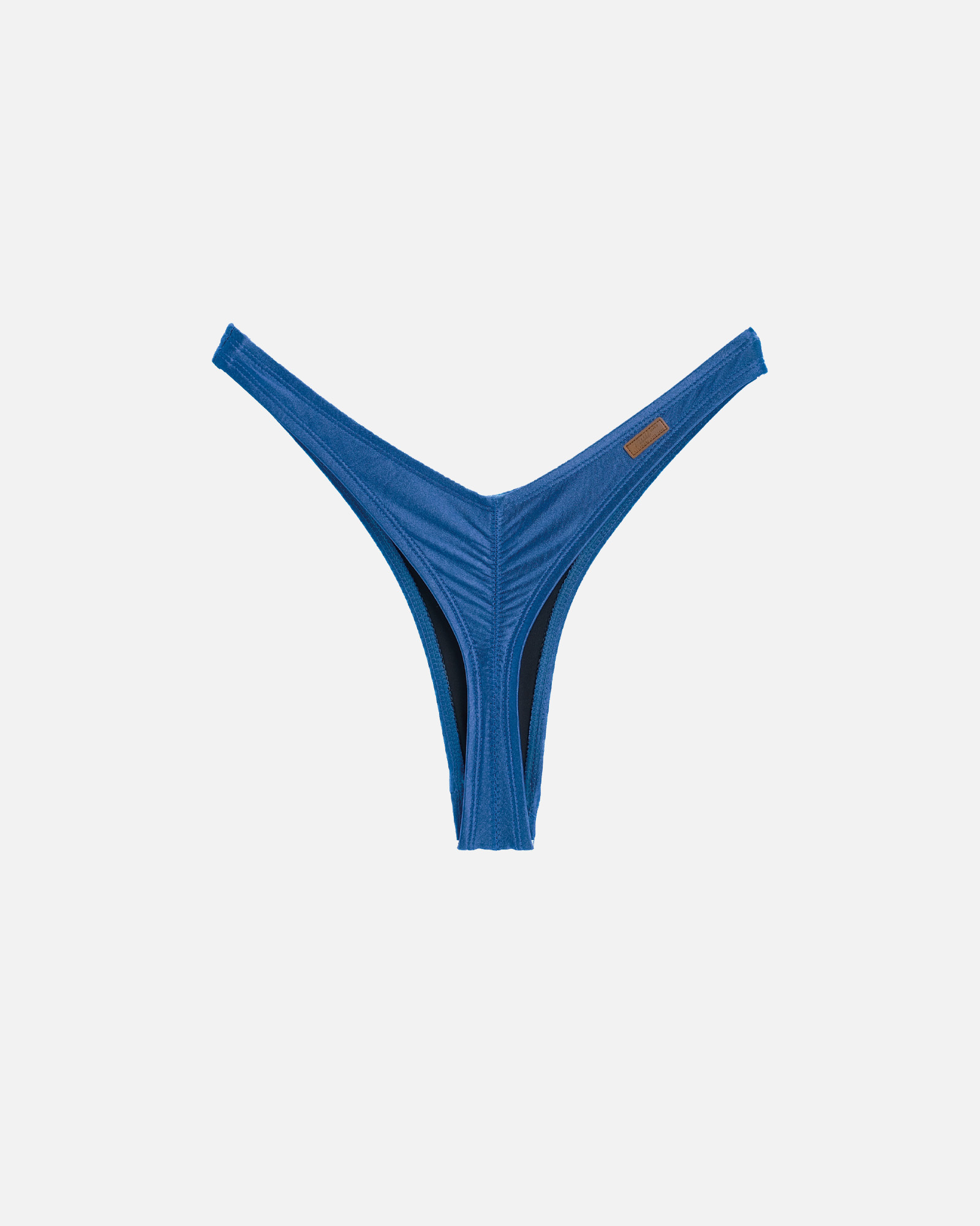 【絲光水波藍】VEW 海鷗丁字泳褲