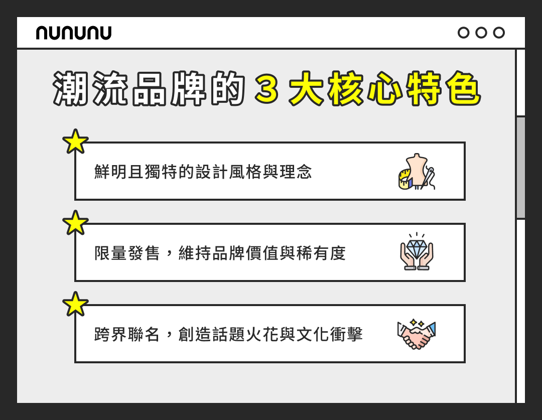 潮流品牌的 3 大核心特色