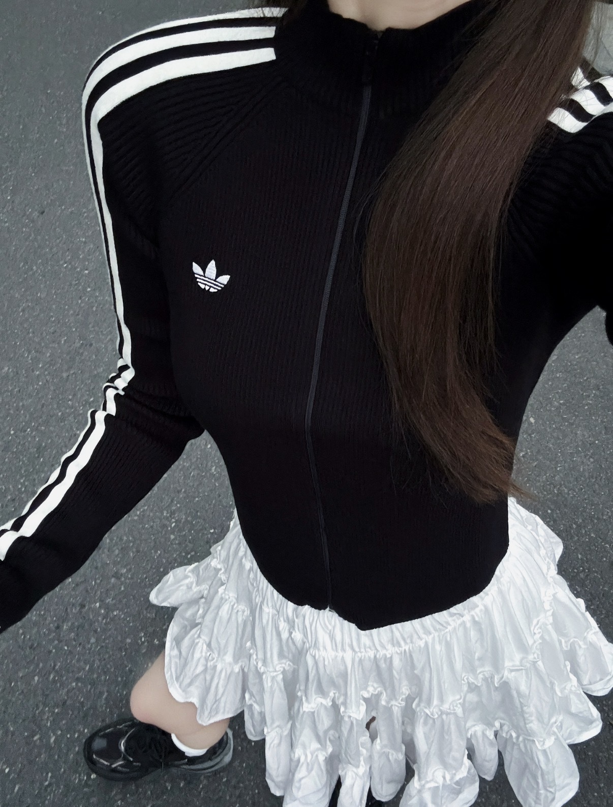 女款 ADIDAS ORIGINALS JACKET 黑色 綠色 立領 三葉草 針織 短版 休閒 運動 外套【JY2597/JY2599】ADLP