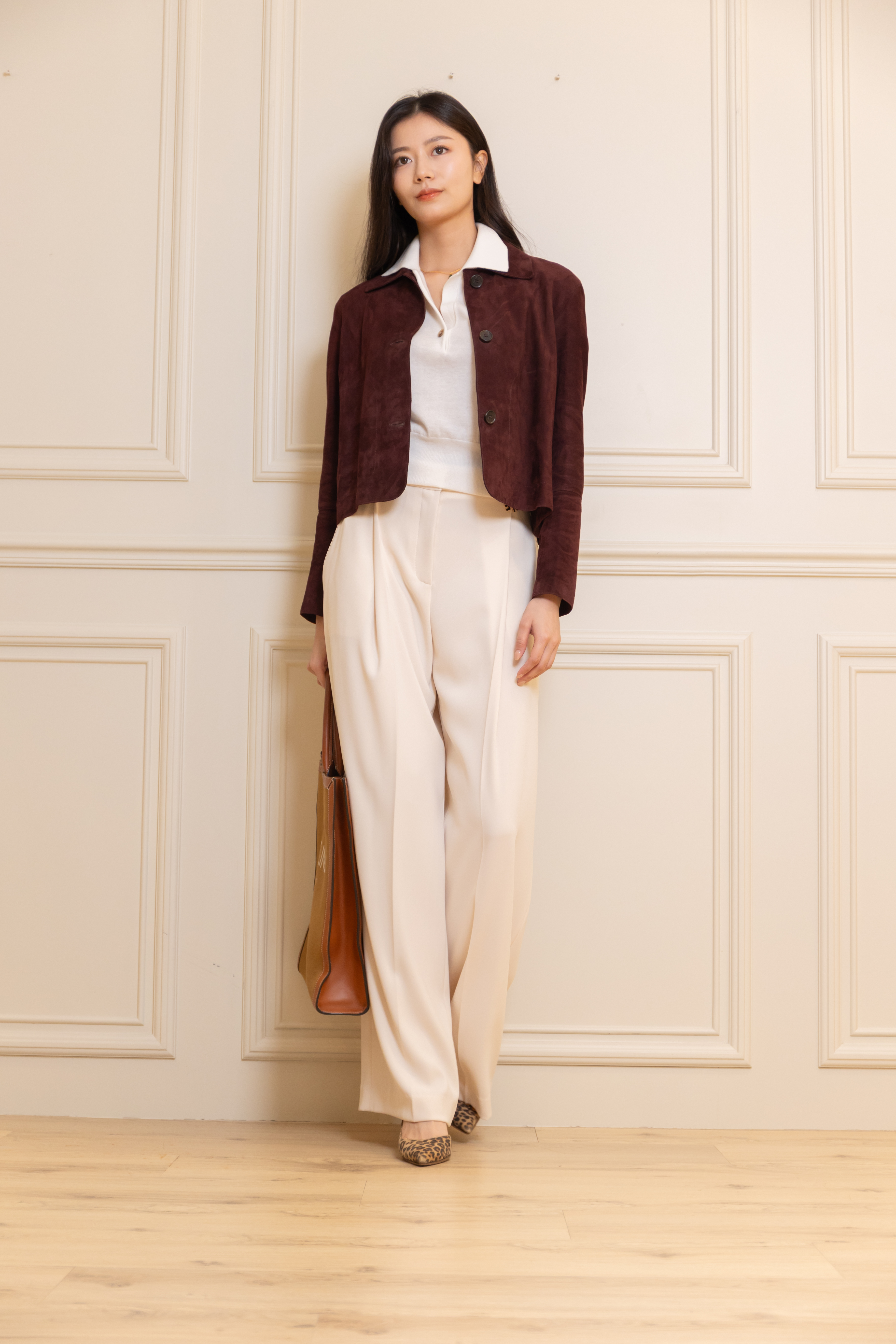 LIVIANA CONTI  五分袖短版針織上衣