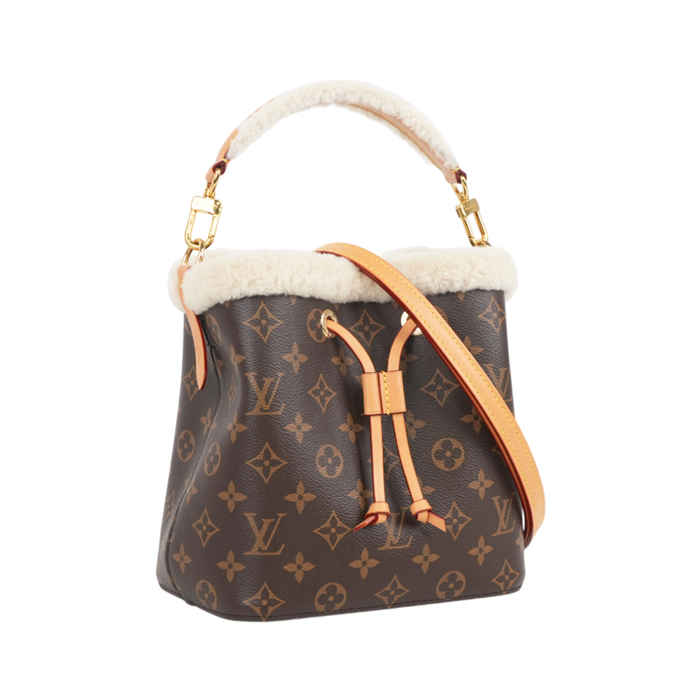 【Louis Vuitton】Cozygram NeoNoe BB 絨毛二用水桶包