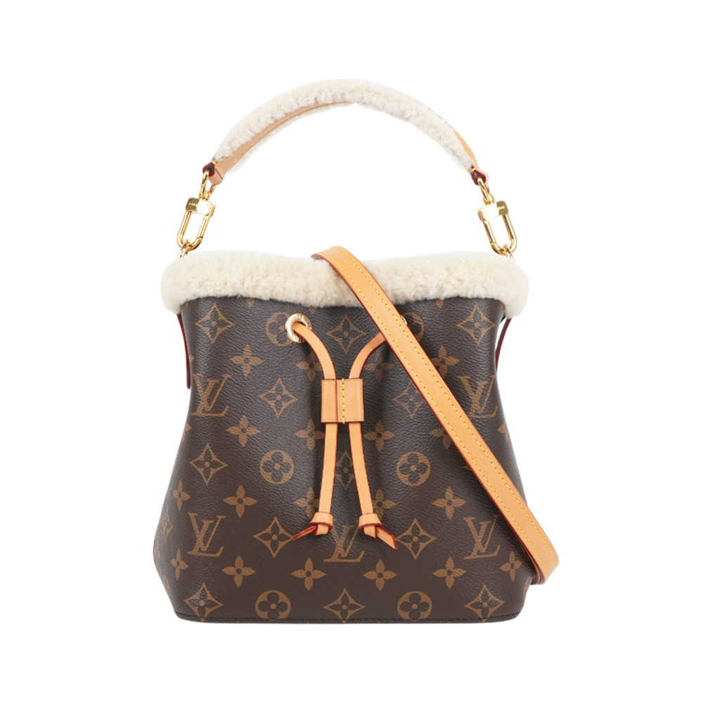 【Louis Vuitton】Cozygram NeoNoe BB 絨毛二用水桶包