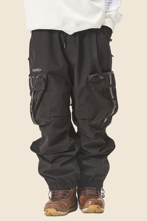 TAOTECH-2L寬鬆工裝雪褲－經典黑