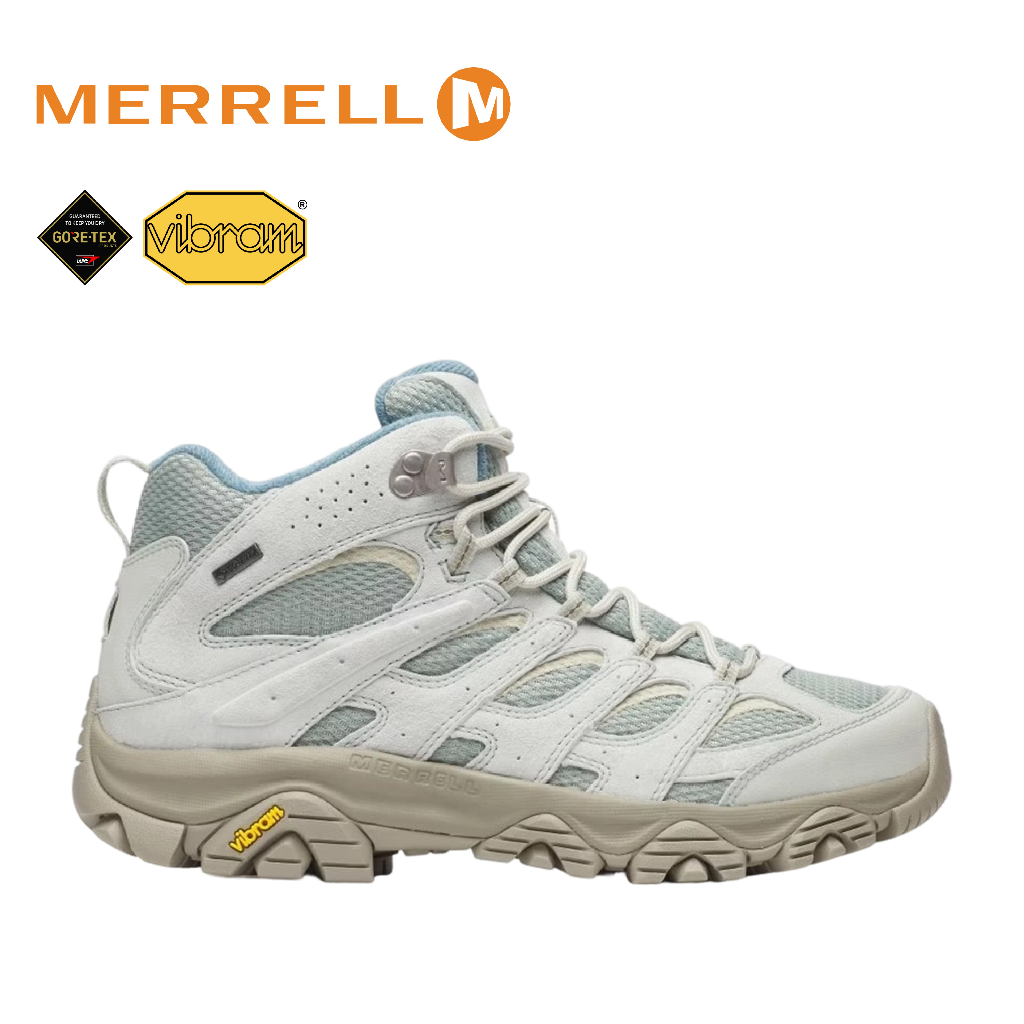 MERRELL 美國 MOAB 3 MID GTX 男款 (水洗藍色) 33ML066061