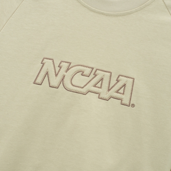 NCAA 大學T 淺卡其 拉克蘭 經典 大LOGO 長袖 女 7452100131