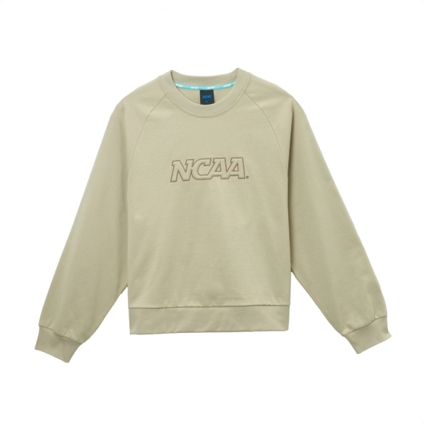 NCAA 大學T 淺卡其 拉克蘭 經典 大LOGO 長袖 女 7452100131