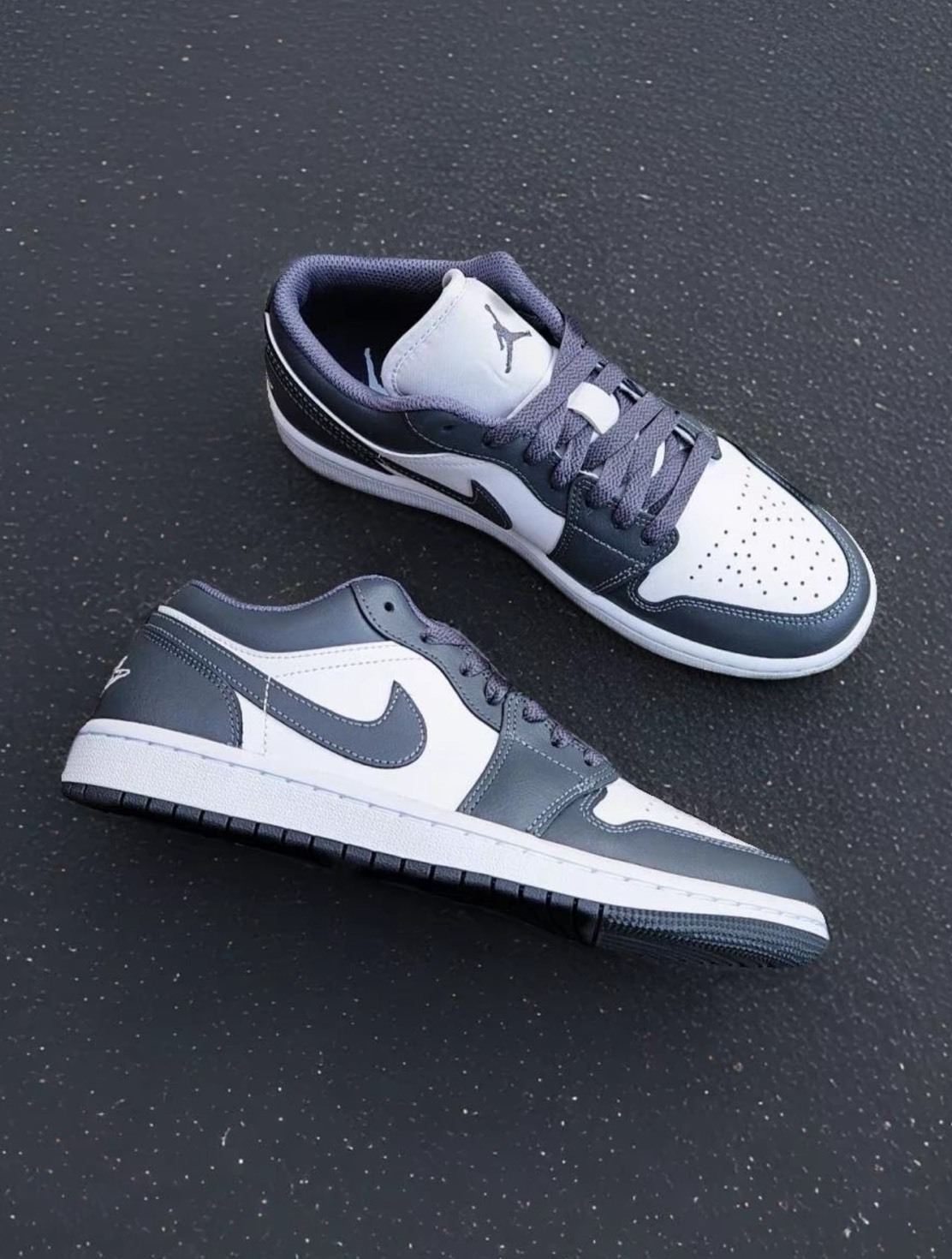 NIKE AIR JORDAN 1 LOW 'Iron Grey' 深灰 低筒