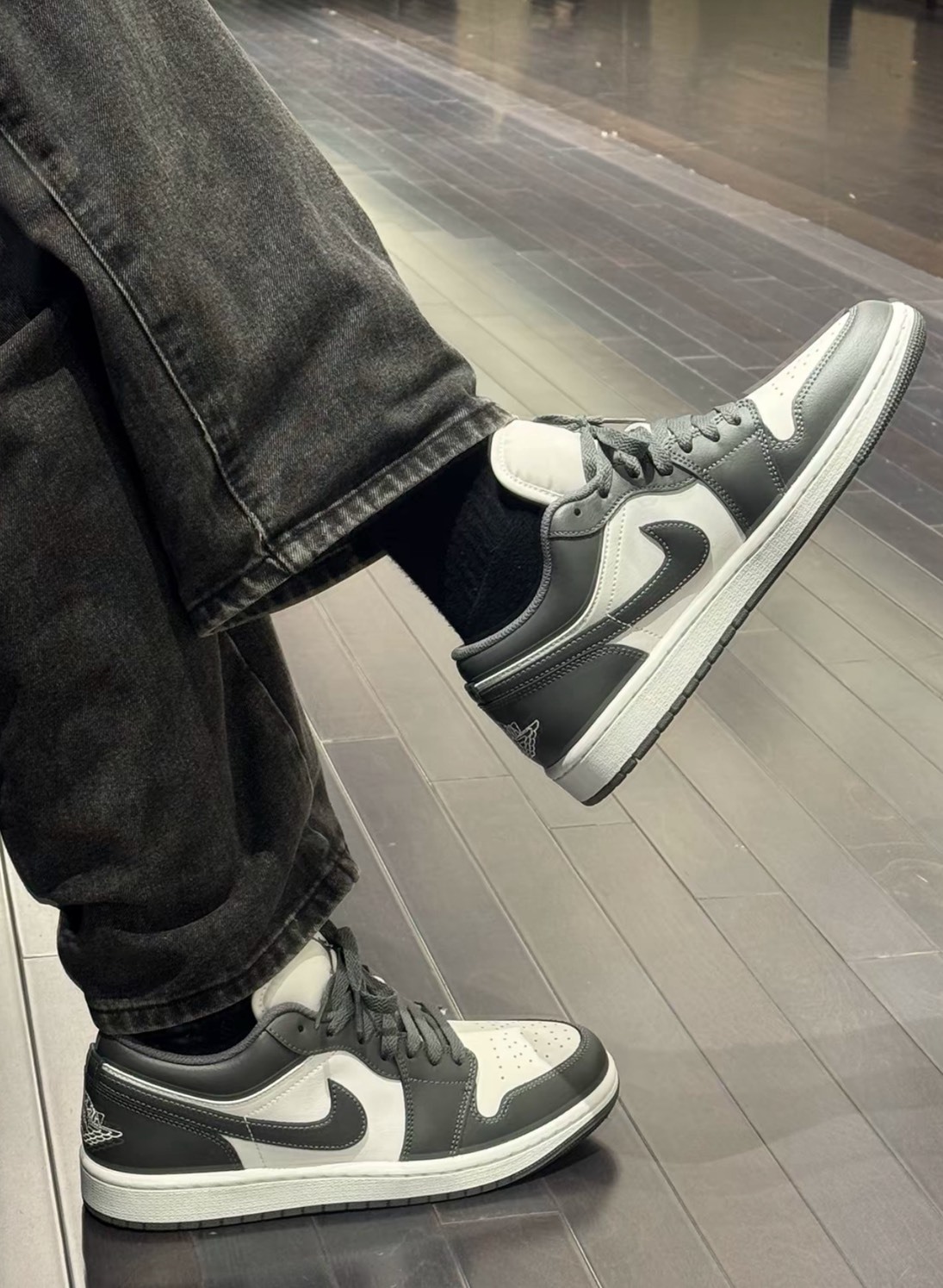 NIKE AIR JORDAN 1 LOW 'Iron Grey' 深灰 低筒
