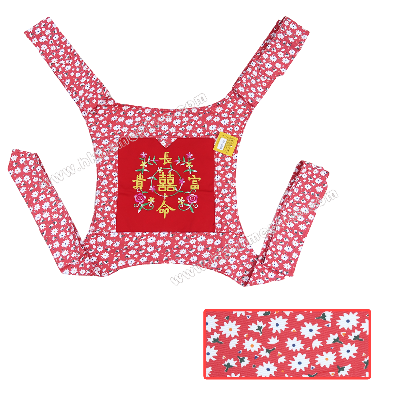 Koma Land: 幸福嬰兒/長命富貴兒童花布背帶 CR003