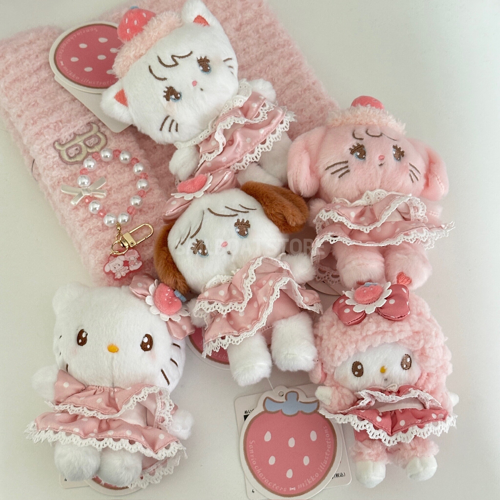 #現貨  🇯🇵日本 mikko × 三麗鷗 POP UP STORE 快閃店 絨毛玩偶吊飾