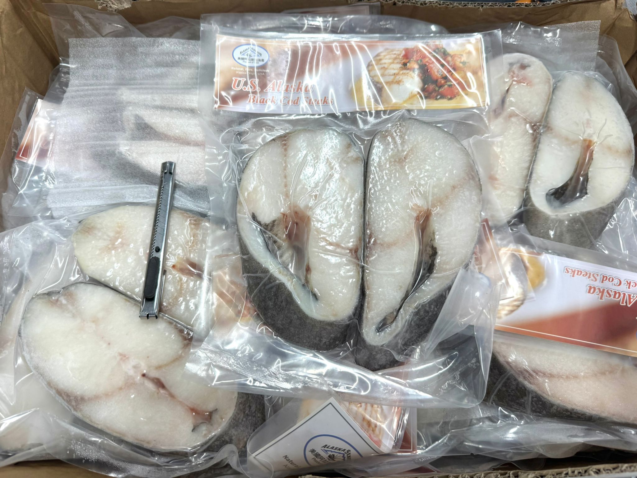 美國 阿拉斯加銀鱈魚扒 (2塊) 350克