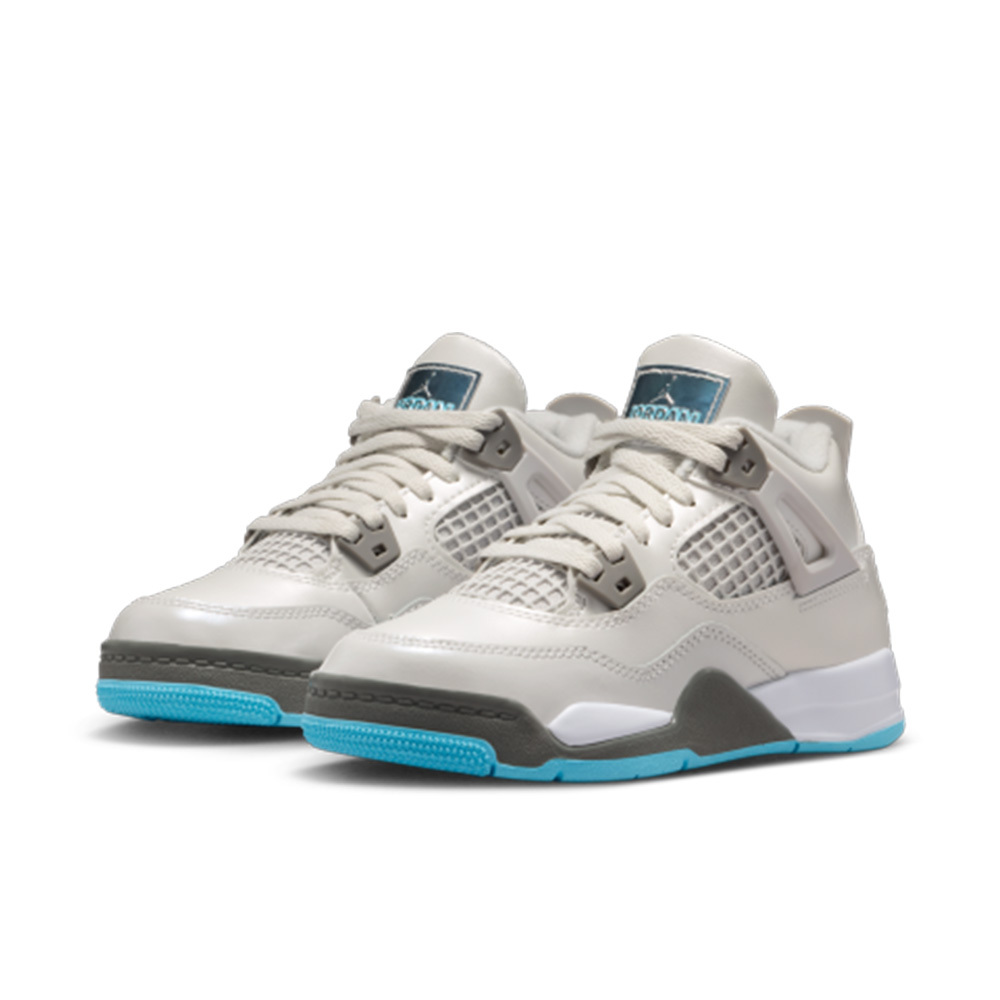 Nike Air Jordan 4 Retro Photon Dust Blue Chill (PS) 灰藍 HV4682-014