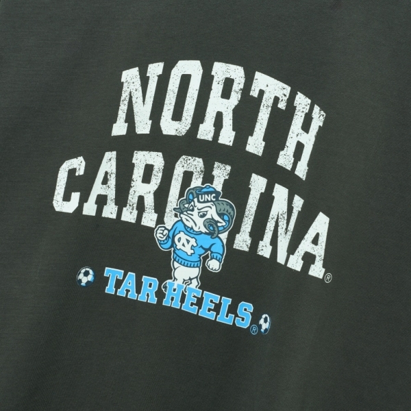 NCAA 大學T 深灰 北卡羅來納 印花 落肩 中性 7455100310