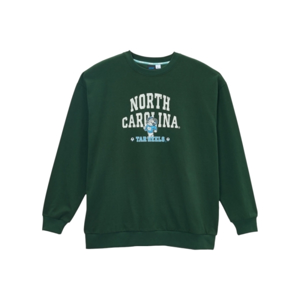 NCAA 大學T 深綠 北卡羅來納 印花 落肩 中性 7455100370