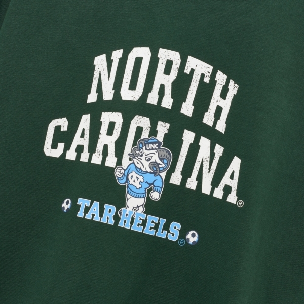 NCAA 大學T 深綠 北卡羅來納 印花 落肩 中性 7455100370
