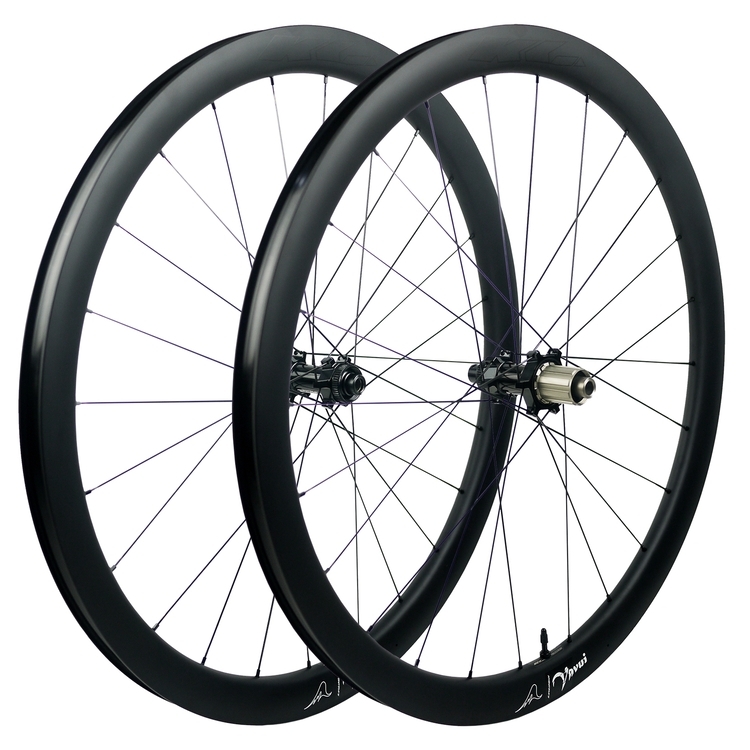 KAVULUNGAN VAVUI Sharp Disc+ 碳纖維 Gravel／E-Bike 碟煞公路車輪組｜700C / 40mm / Tubeless 無內胎設計