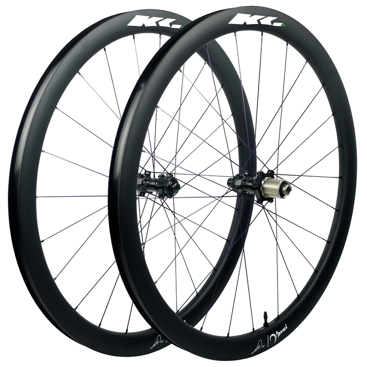 KAVULUNGAN VAVUI Sharp Disc+ 碳纖維 Gravel／E-Bike 碟煞公路車輪組｜700C / 40mm / Tubeless 無內胎設計