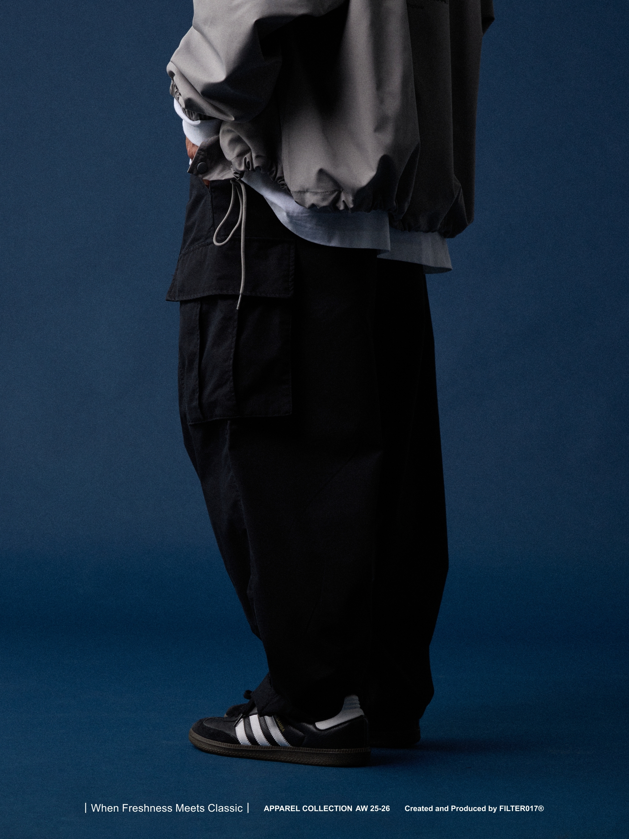 FILTER017®不對稱拼接錐型抗撕裂軍褲