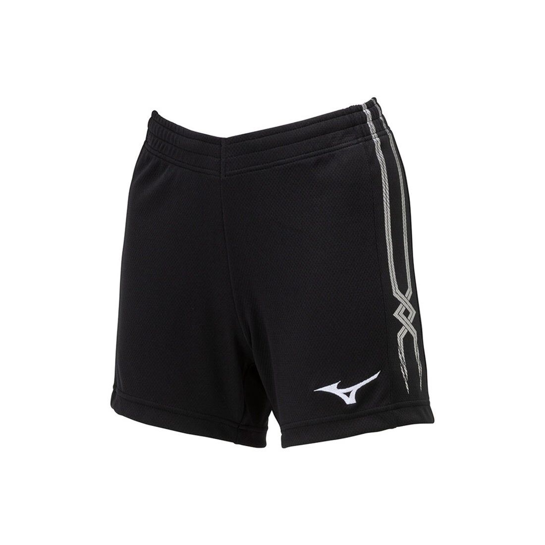 MIZUNO L'SHORTS 女裝排球褲 (黑銀色)