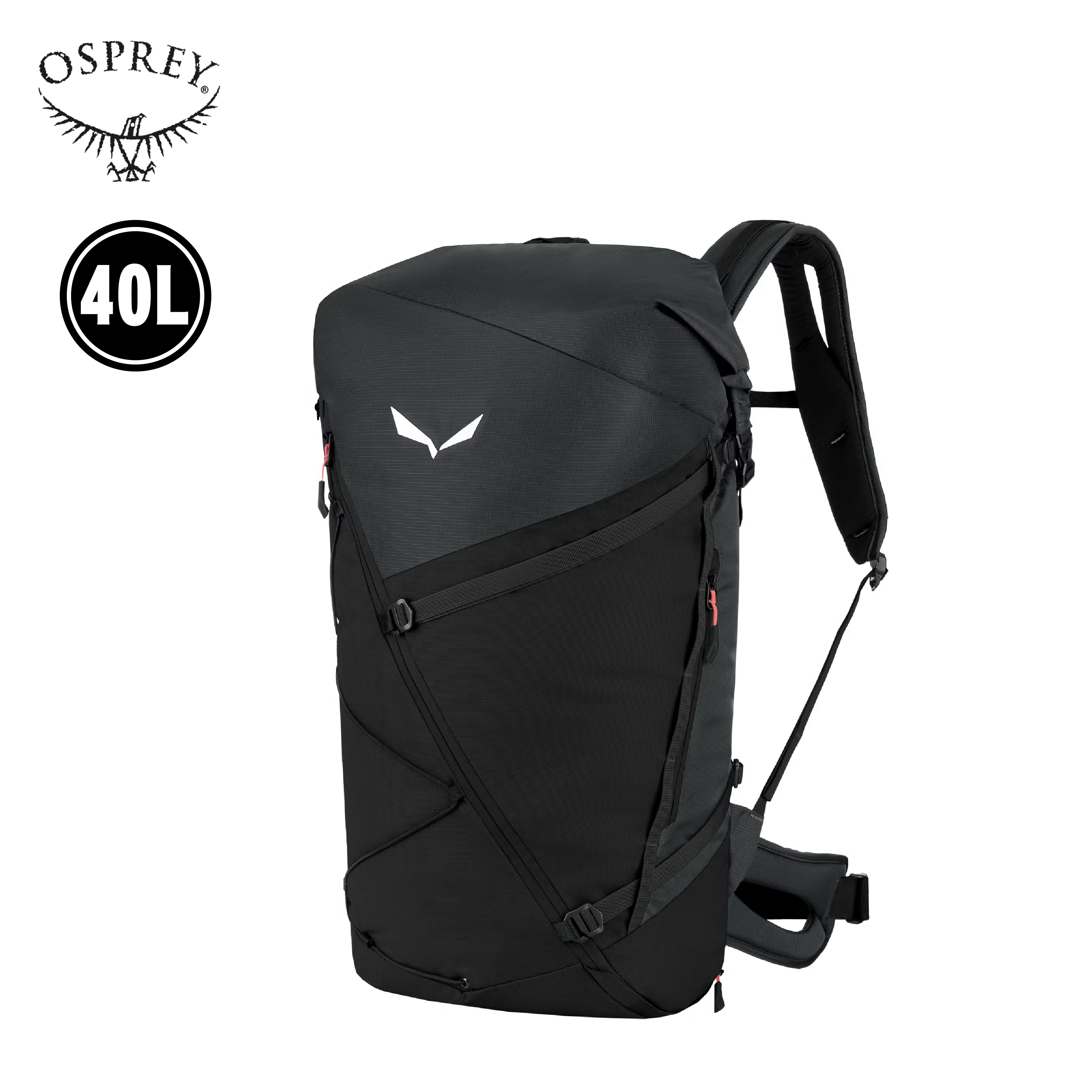 SALEWA 沙樂華 PUEZ 40+5L 後背包 女款 (黑色) 72SLW1443