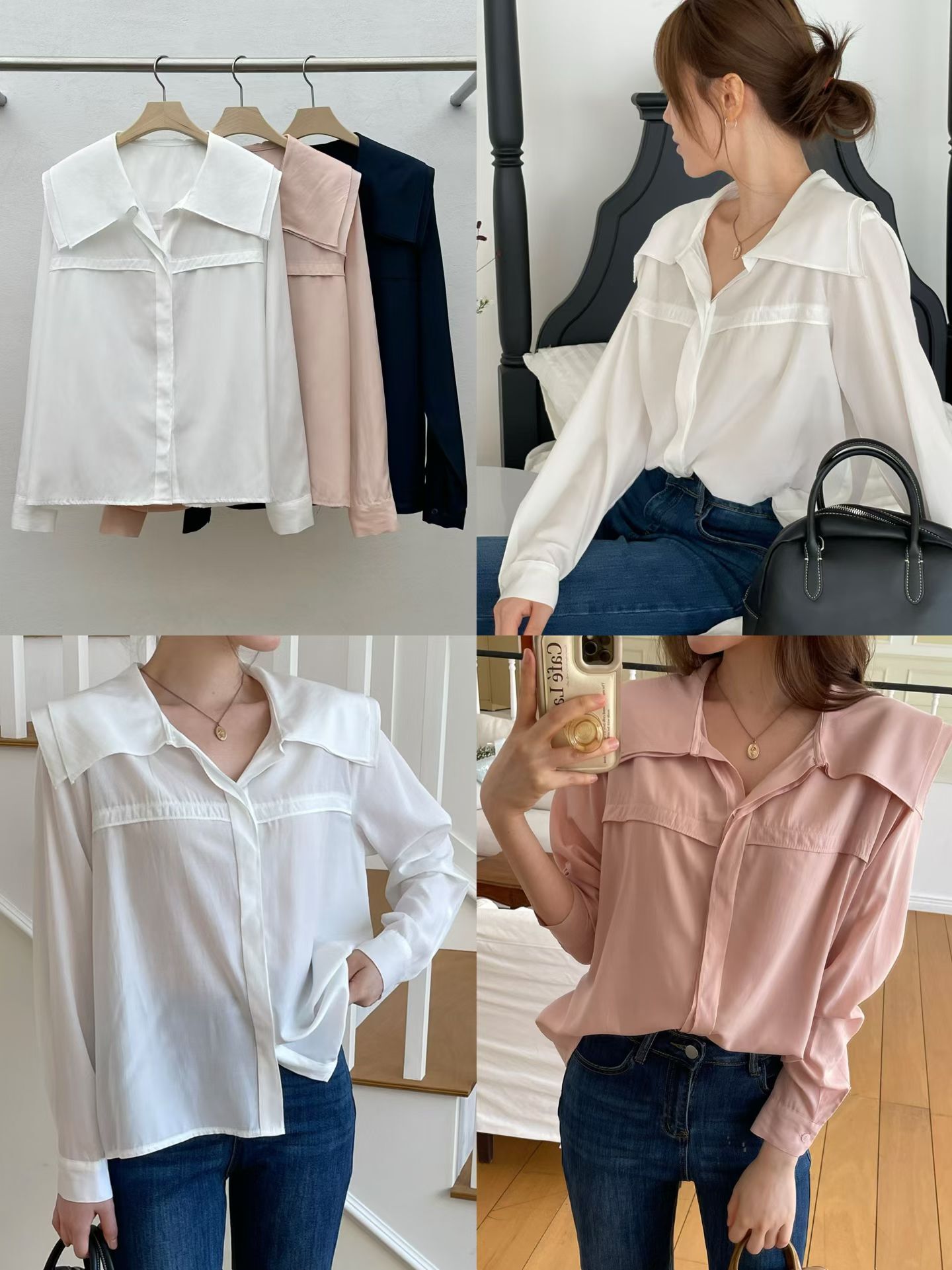 RF5010 水手領恤衫料長袖上衣