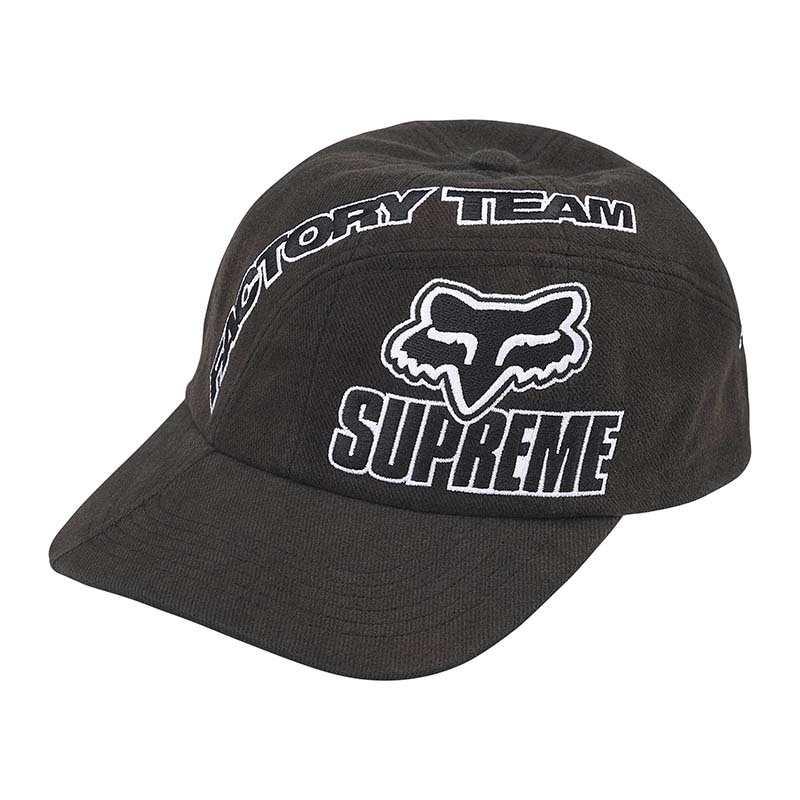 Supreme Fox Racing 6-panel Black 六片帽 黑色 FW25H81-BK [台灣現貨]