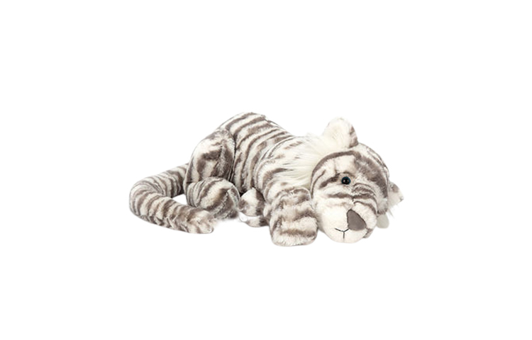 【代購】JELLYCAT Sacha Snow Tiger Stuffed Animal SAC1T