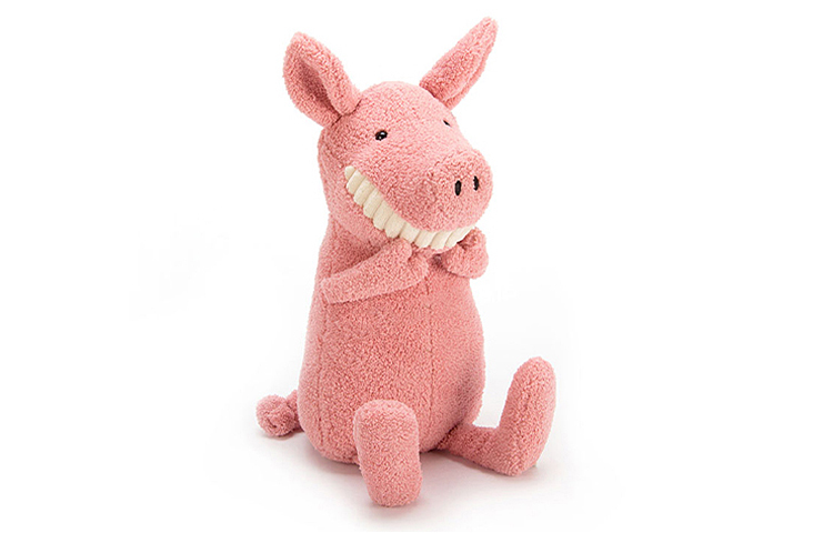 【代購】JELLYCAT Toothy Pig Stuffed Animal TO3PG