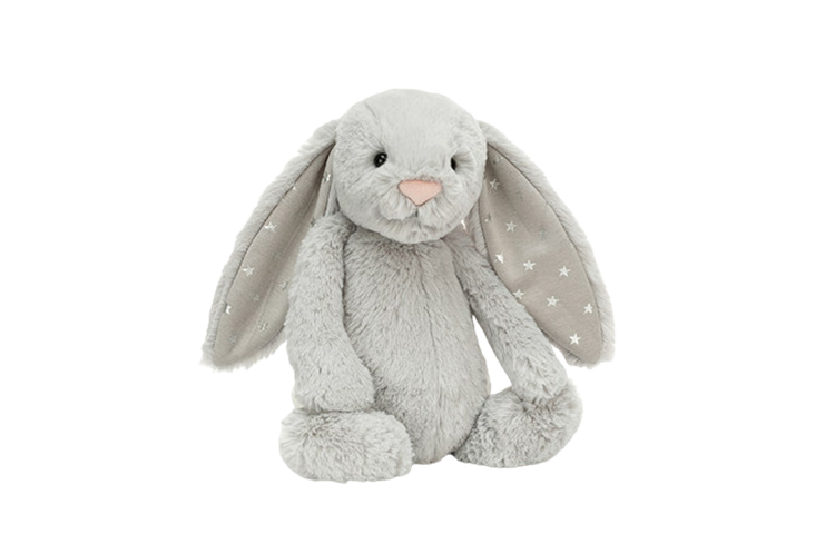 【代購】JELLYCAT Bashful Shimmer Bunny Plush Toy BAS3SHIM