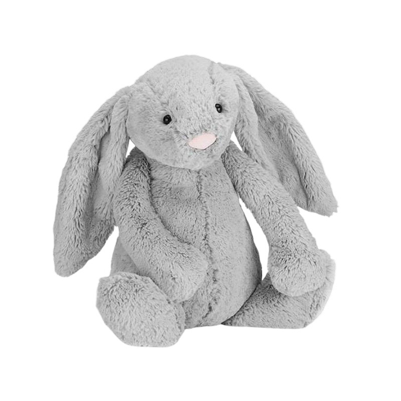 【代購】JELLYCAT Bashful Bunny Grey Stuffed Animal BAS3BG