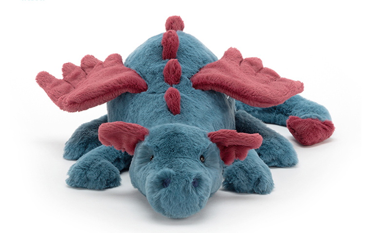 【代購】JELLYCAT Dexter Dragon Stuffed Animal DEX6DDL