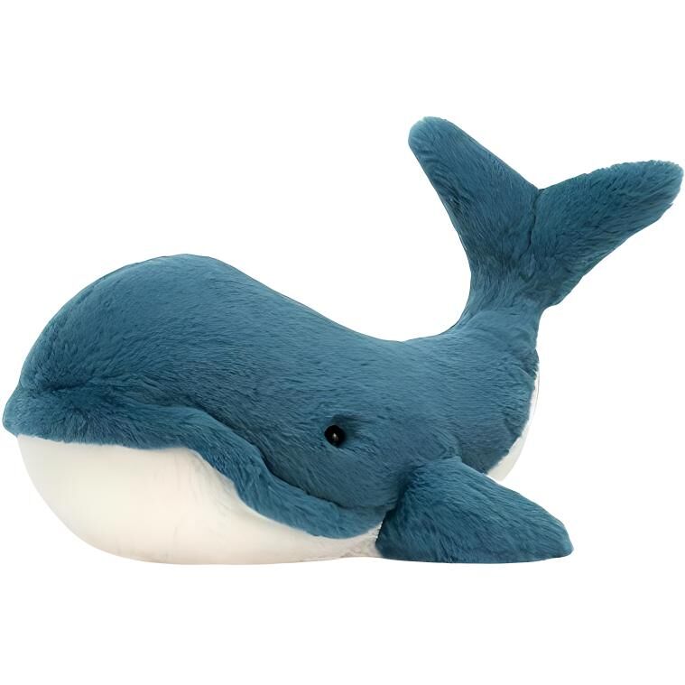 【代購】JELLYCAT Wally Whale Stuffed Animal WW6S