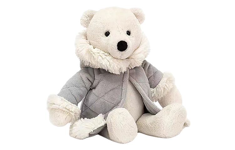 【代購】JELLYCAT Christmas Series Animal Jingle Album White Dolls Plush Doll 26cm Height PARK3P