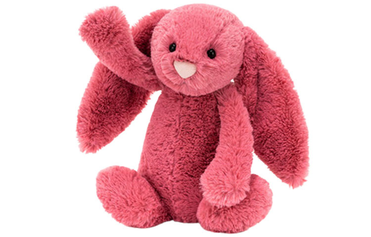 【代購】JELLYCAT Bashful Cerise Bunny Plush Toy BAS3CER