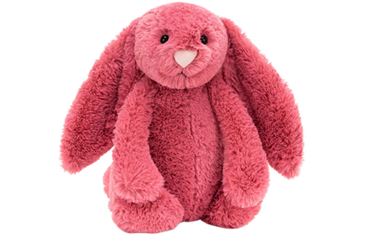 【代購】JELLYCAT Bashful Cerise Bunny Plush Toy BAS3CER