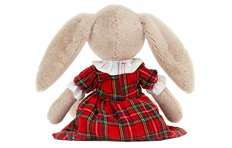 【代購】JELLYCAT Lottie Bunny Tartan Plush Toy LOT3BT