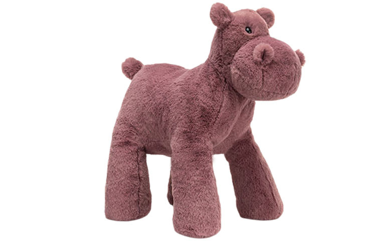 【代購】JELLYCAT Huggady Hippo Stuffed Animal HUG2H