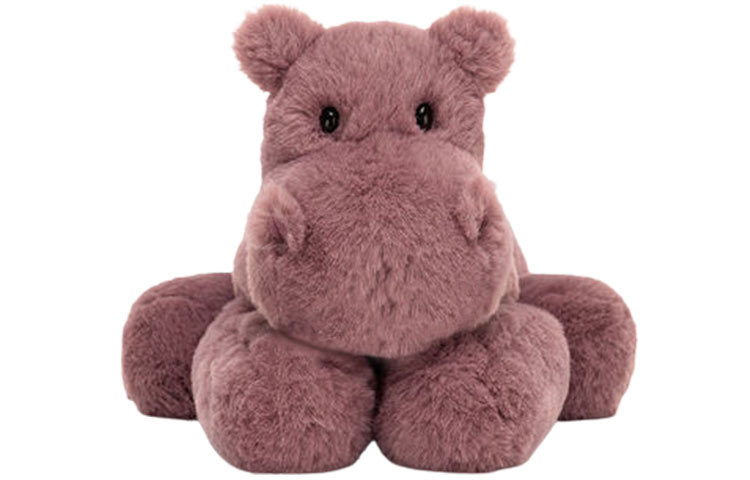 【代購】JELLYCAT Huggady Hippo Stuffed Animal HUG2H
