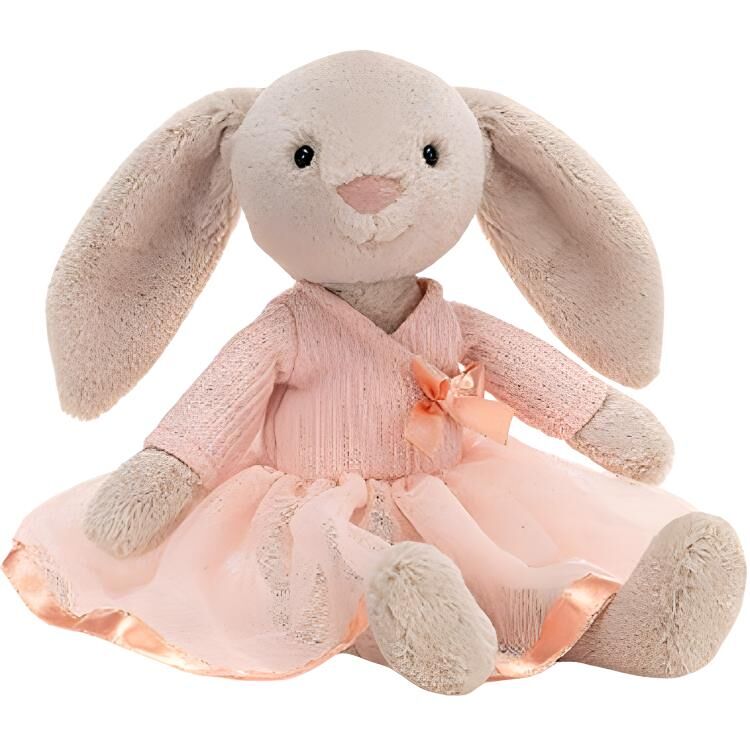 【代購】JELLYCAT Lottie Bunny Ballet Stuffed Animal LOT3BB