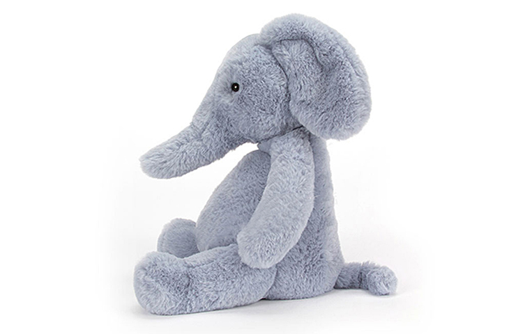 【代購】JELLYCAT Puffles Elephant Stuffed Animal PUF2E