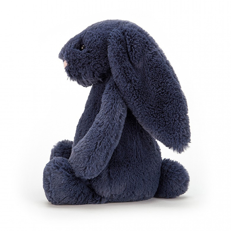 【代購】JELLYCAT Bashful Navy Bunny Stuffed Animal BAS3NB