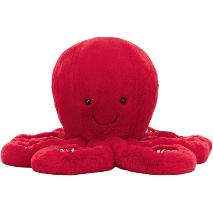 【代購】JELLYCAT Ocean Series Cranberry Octopus Dolls Plush Doll 27cm/47cm Height CRAN2OC